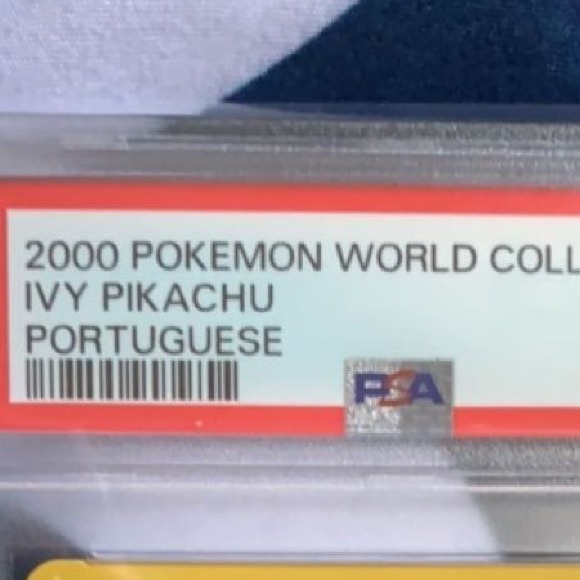PSA Graded 9 2000 Pokémon World Ivy Pikachu (Portuguese) - Picture 2 of 2